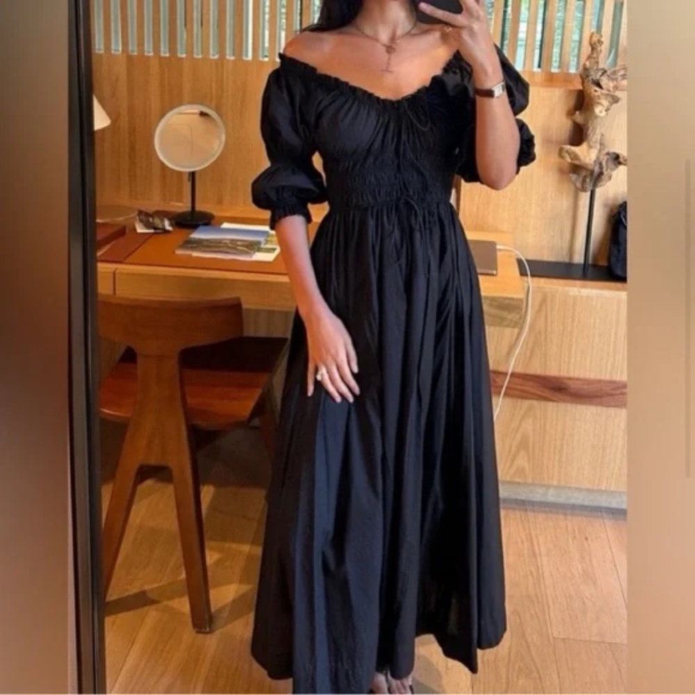 Doen Ischia Dress Navy Nwt